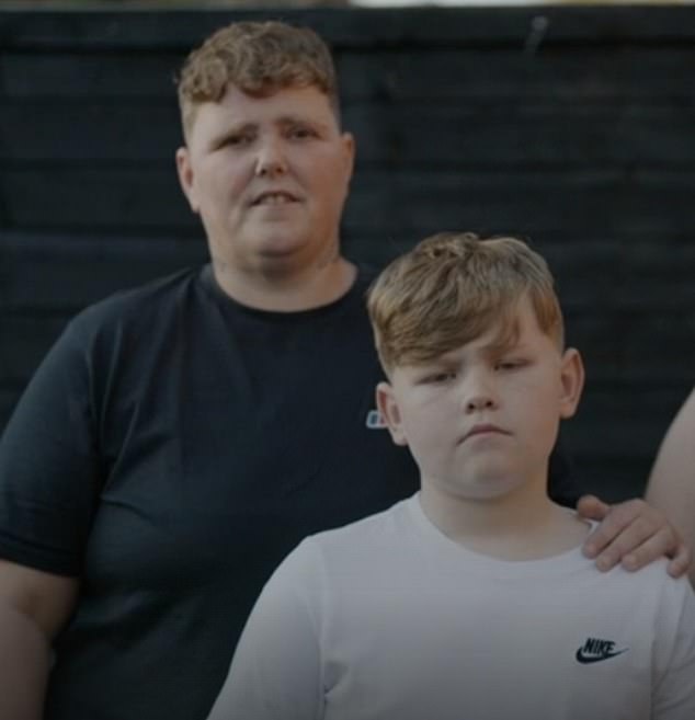 Amy Hodgkinson-Hedgecox took her son Brady, then 11, with her to the riot