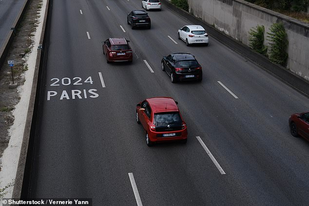 Paris introduced designated lanes on the congested ring road last summer for the 2024 Paris Olympic and Paralympic Games