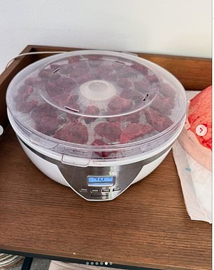 The placenta was later turned into pills by drying and grinding the organ into a powder that's then encapsulated