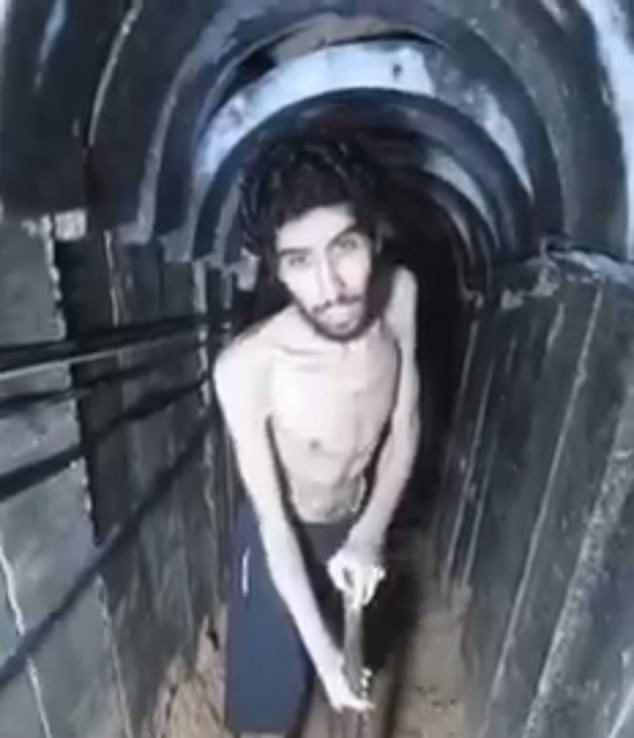 The British singer described images of emaciated Evyatar David (pictured) as ‘heartbreaking’