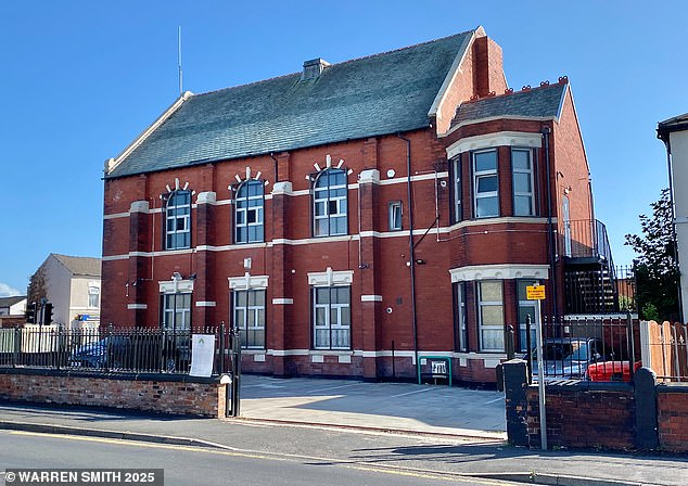 One elderly lady, standing just yards from the mosque on Sussex Road (pictured) where most of the violence occurred, broke down when asked what she remembers