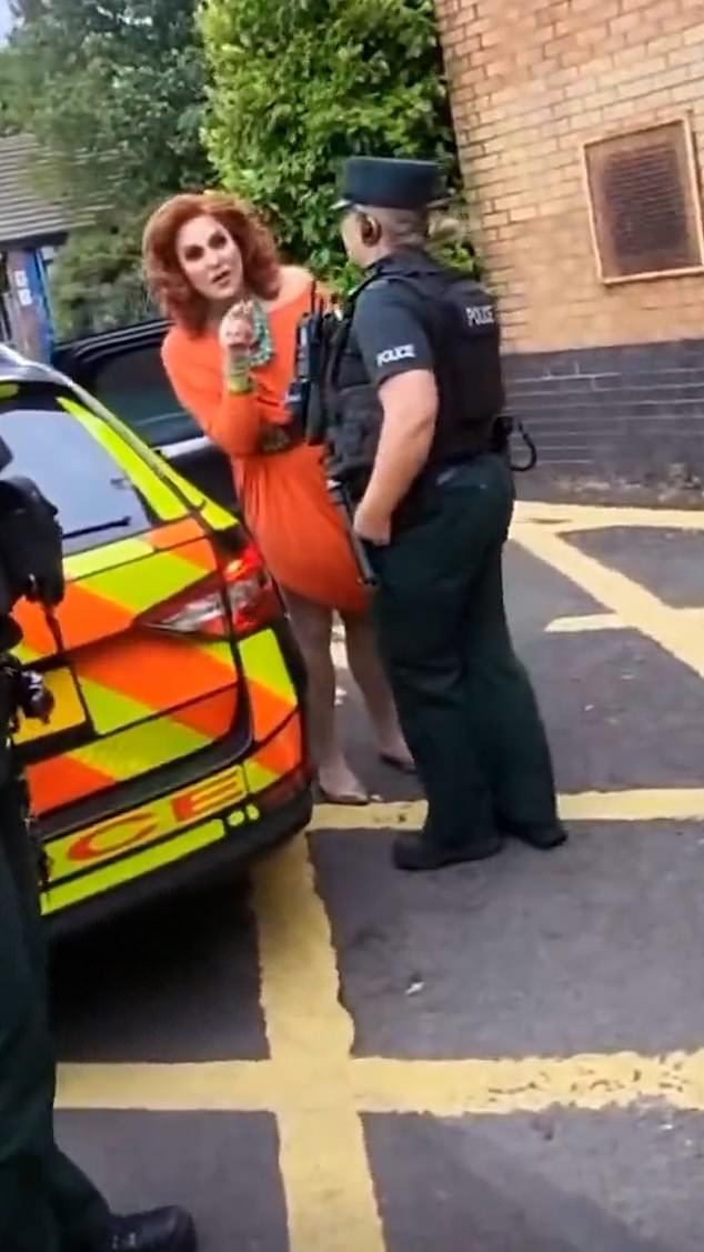 Protesters yelled at the drag queens, who said the protesters would have been welcome to attend. The protesters insisted they were banned