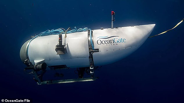 FILE PHOTO: OceanGate's Titan submersible imploded during a June 2023 dive to the Titanic