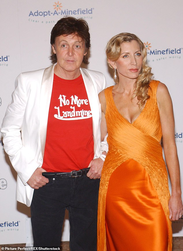 Heather shot to global fame when she married Macca in 2002. The couple divorced in 2008 in a high-profile split that saw her awarded a £24.3 million settlement (Seen together in 2005)