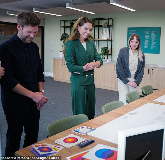 Catherine, 44, spent time with the illustrators while the films were being developed