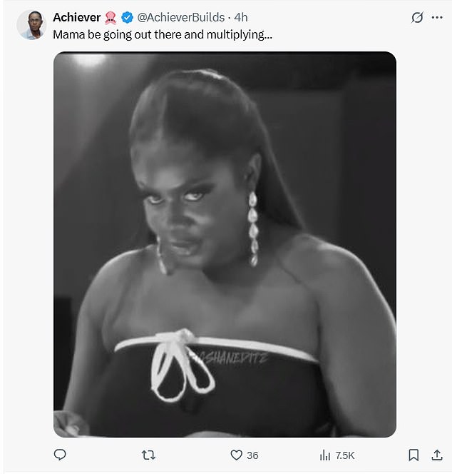Some fans poked fun at her look as a Rihanna fan account @gabgonebad on X (formally Twitter) posted snaps of her to varying degrees of approval