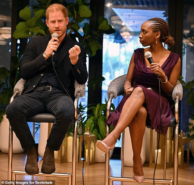 Under fire: The Charity Commission criticised Prince Harry and Sentebale's trustees, as well as chair Dr Sophie Chandauka, for their failure to resolve their dispute internally
