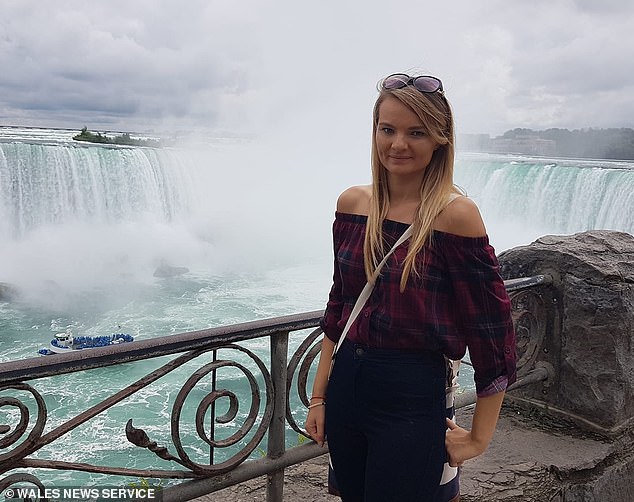 Simmonds claimed he had been given permission to 'stray' from his partner Rebecca Dimes, 34, (pictured) on the condition that she 'did not want to know anything about it'