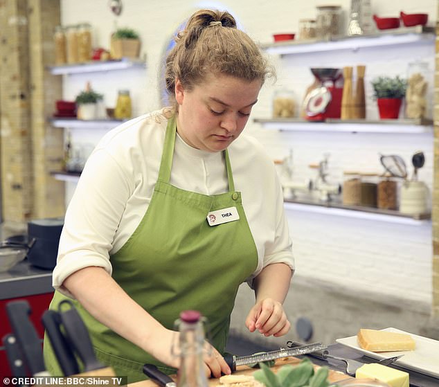 Thea, 28, said she dreams of owning her own restaurant one day in the future