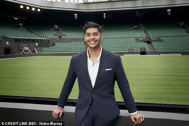 Alom has been at the BBC since 2010 but started on Wimbledon coverage back in 2023