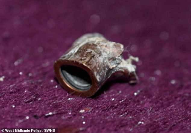 One of the bullets found in Ali's family home after Betro fired at his house on September 7, 2019
