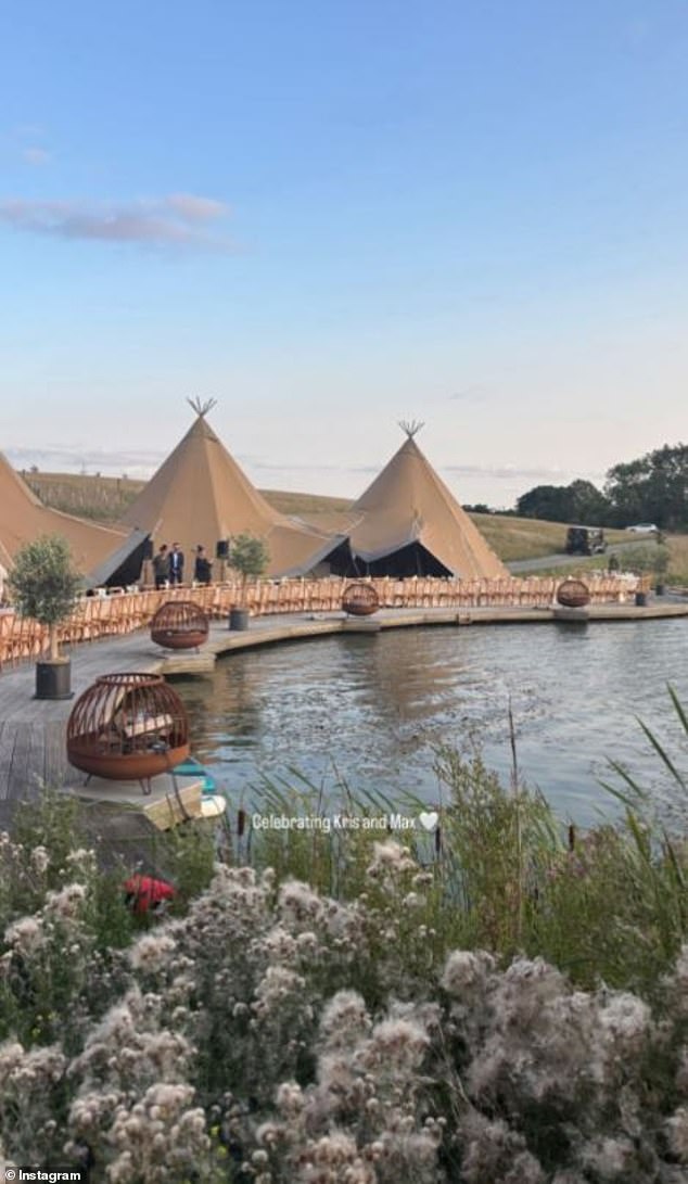 Max and Kris are getting married at the lavish Wilderness Reserve in Suffolk, where weddings start at an eye-watering £65,000