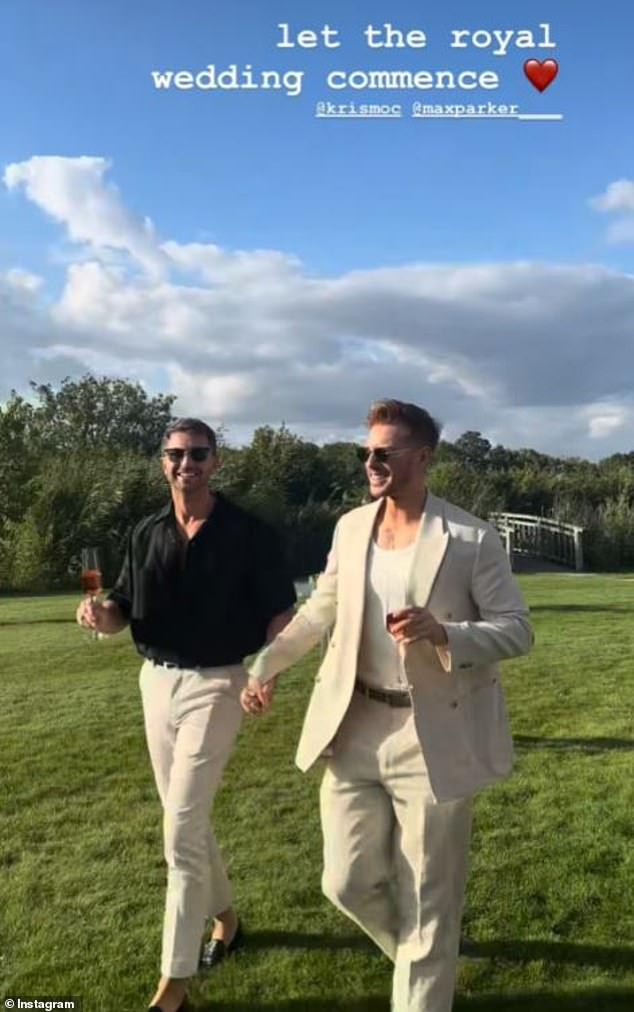 Emmerdale stars Max Parker and Kris Mochrie are set to host the soap wedding of the year on Wednesday, with the two stars set to tie the knot in a star-studded ceremony
