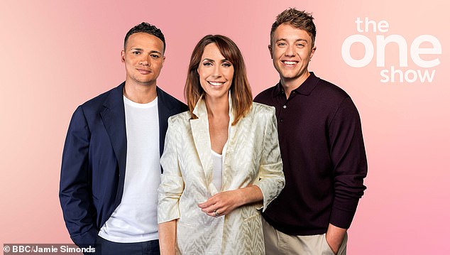 He worked on the likes of Match of the Day, as well as The One Show alongside Alex Jones, centre, and Roman Kemp