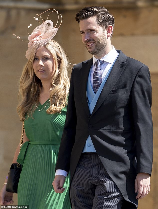 Jason at the Duke and Duchess of Sussex's wedding. He would leave his role as a senior royal aide to the couple in March 2019