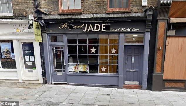 Masseur assaulted the woman while working at the Rupert Jade Thai Massage (pictured) in Soho in London's West End