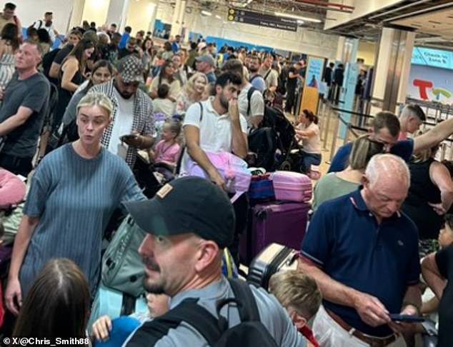 Thousands of passengers were impacted by the disruption at Birmingham Airport today