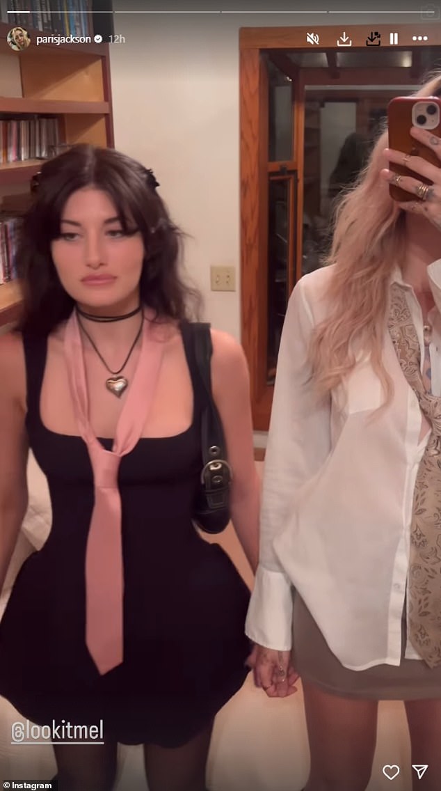 She took her mind off the heartbreak by spending time with her pal, singer mel.
