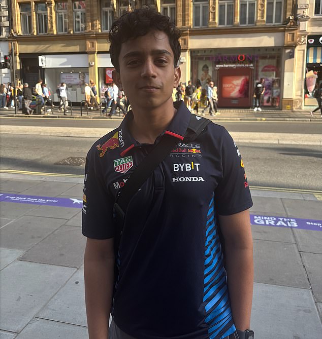 Omkar, 22, said: 'Ideally there would be more police walking around, but that¿s man power and man power costs money'