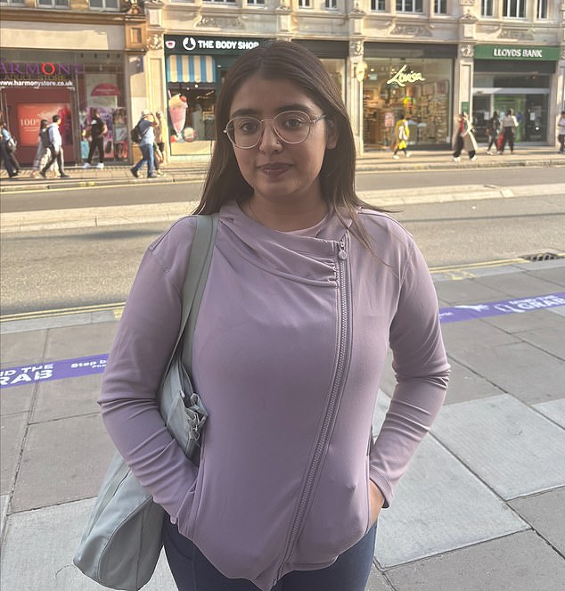 Student Hareleen (pictured), 27, said: 'I think there just needs to be more police presence. There¿s more tourists around here so it¿s going to be targeted more for theft'