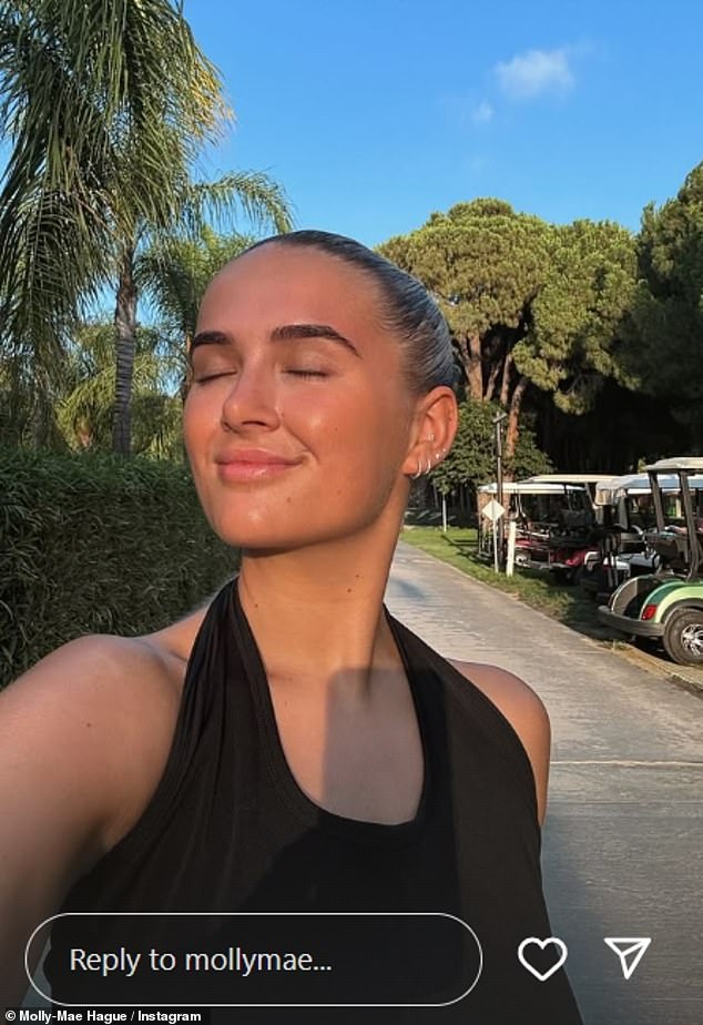 Molly-Mae has been soaking up the sun in the resort city of Antalya after recently spending time in St. Tropez