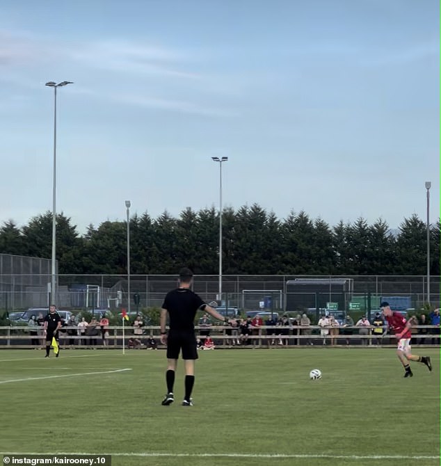 Kai scored as United reached the final of the Super Cup NI and he will now play at a higher level