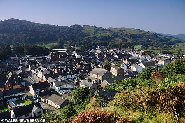 Mr Morgan said he was 'born and raised' in Machynlleth, pictured, and complaints were from tourists along with 'workers like railway engineers who need to sleep properly'