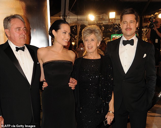 Brad is father to Shiloh, 19, twins Vivienne and Knox, 17, and three adopted children Maddox, 24, Pax, 21 and Zahara, 20 - who he welcomed with ex-wife Angelina Jolie; Brad and Angelina seen with his parents in 2008