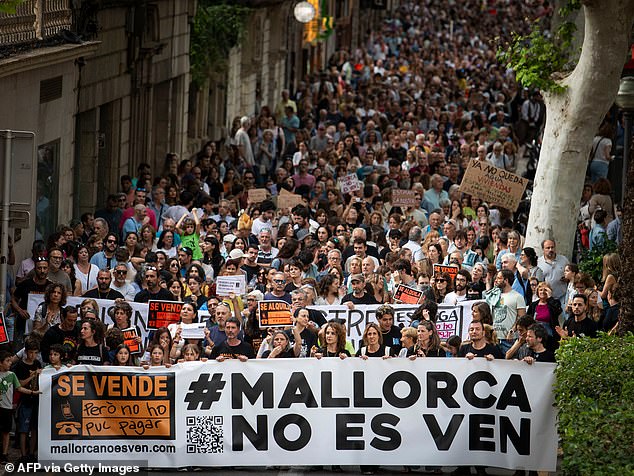 Thousands of people have marched the streets of Spain and its islands this year in protests against over-tourism
