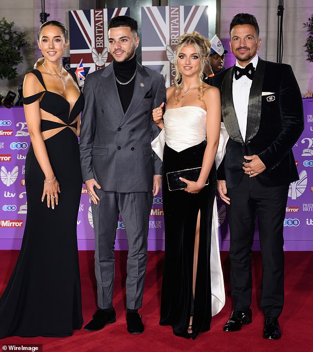 Princess told the Daily Mail: 'It's my show, it's not based on my parents, it's focused on me' (Princess pictured with her stepmother Emily, brother Junior, and father Peter in 2024)