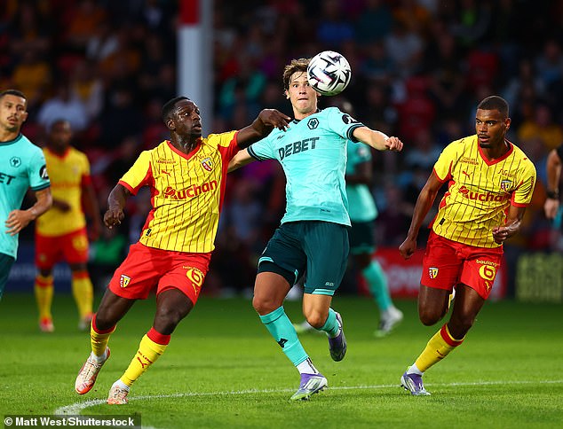 Fer Lopez (centre) has already impressed his new Wolves coaches since his £20million move