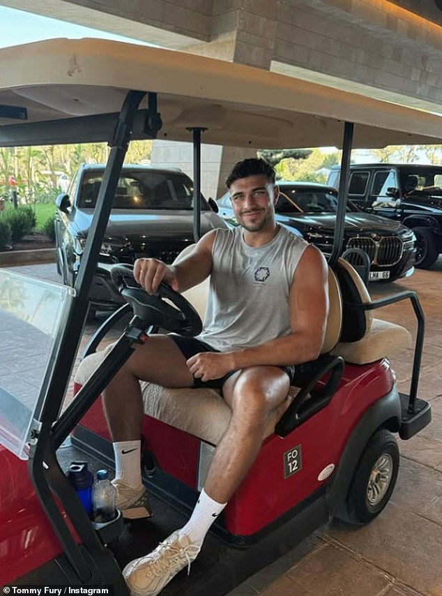 The couple also enjoyed the 5-star Regnum Carya and travelled between the two hotels, which are next to each other via golf buggies