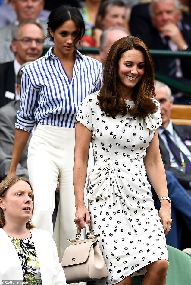 When, soon after her wedding, Meghan joined Princess Catherine at Wimbledon, she chose to wear trousers