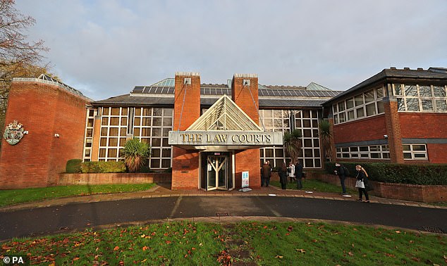 He has now been fined £215 after admitting dangerous cycling at Warrington Magistrates' Court  (pictured, file photo), when the maximum sentence for this offence is £2,500