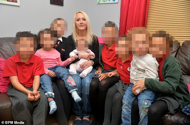 The benefit claimant, who received a £1,000 payment for participating in the show which is due to air later this month, has children aged 11 to 23, with seven of them still living at home