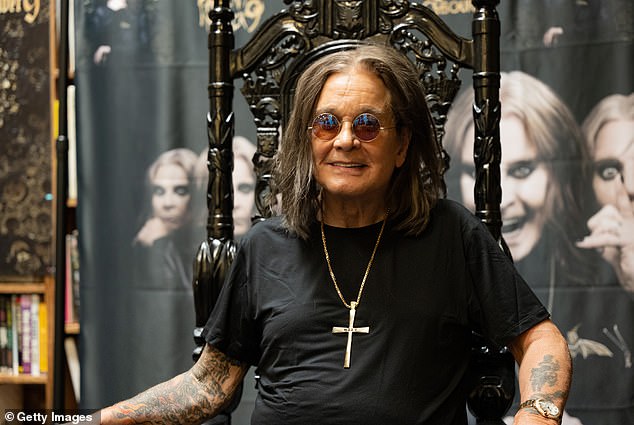The frontman, famously known as the Prince of Darkness, died on last month at the age of 76 - just weeks after performing his final show with the band (pictured in 2022)