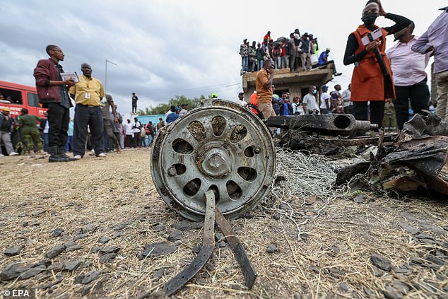 The aircraft belonged to the African Medical and Research Foundation (AMREF)