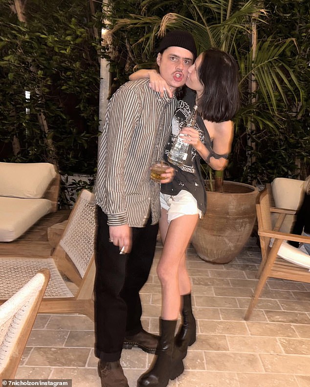 Sean's last known girlfriend was Elizabeth Lawlor (R, pictured in 2023), but he hasn't posted about her since June 2024 on his Instagram account