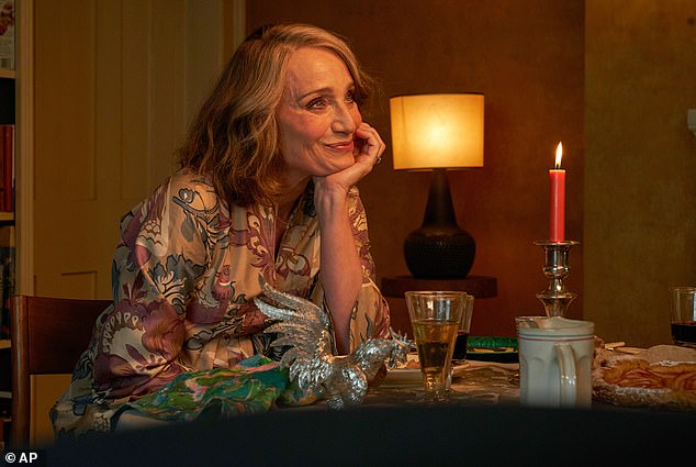 The movie marks Kristin's (pictured) directorial debut. She also stars in the movie as Sienna and Scarlett's on-screen mother Diana