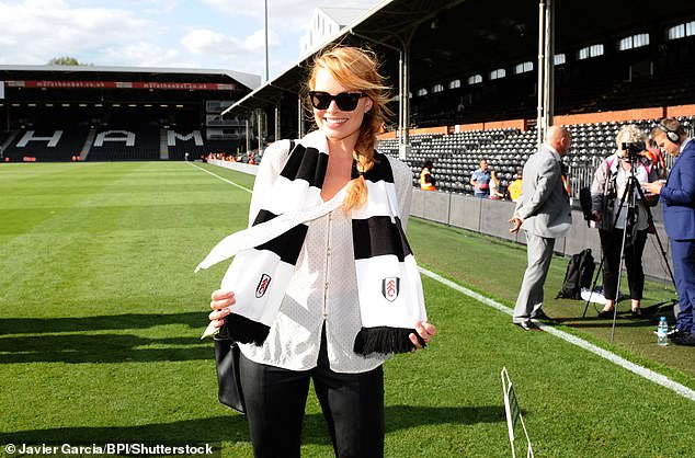Fulham have the unwavering support of Australian actress Margot Robbie her loyalty comes from husband Tom Ackerley