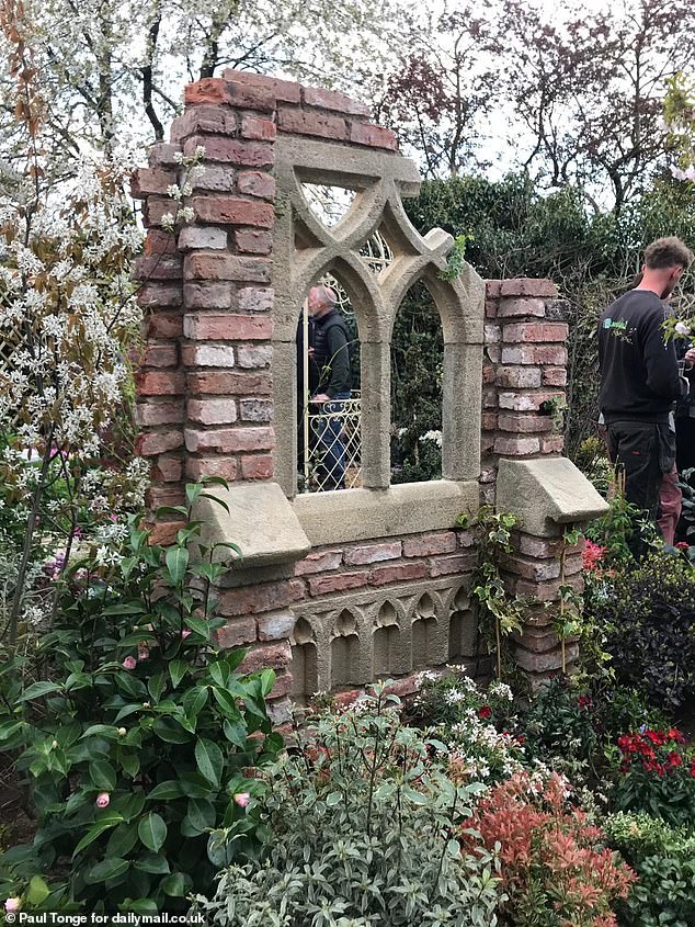 But gardeners painstakingly worked to transform the outdoor space