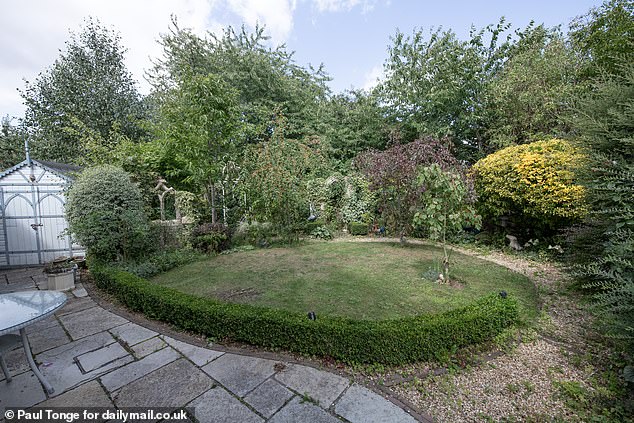 Before the program, the couple's garden was plain and uninspired