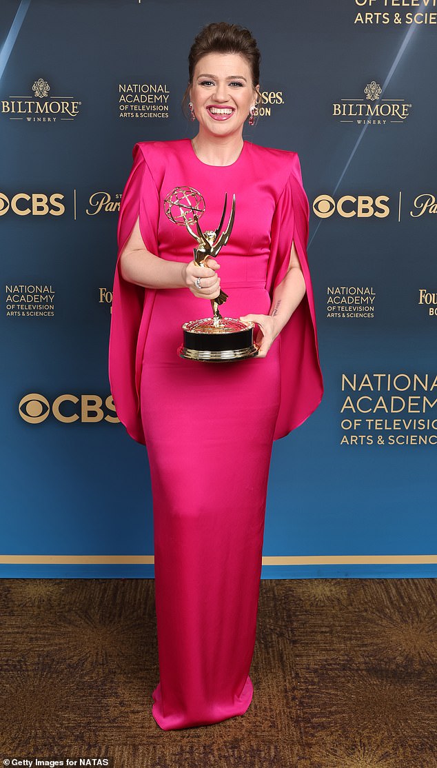 Despite the family tragedy, the Emmy-winning talk show will return for season seven in September; Clarkson pictured in June 2024