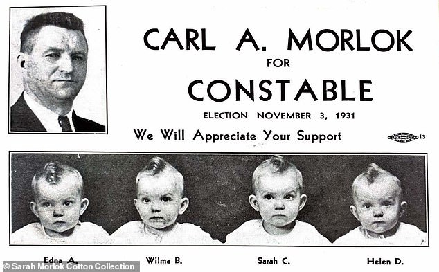 Carl became known as ¿jolly Carl, daddy 4-of-a-kind¿ in news coverage ¿ and he quickly realised that he could capitalise on his daughters¿ extraordinary birth, erecting a sign that allowed visitors to enter the Morlok home to see them for 25 cents
