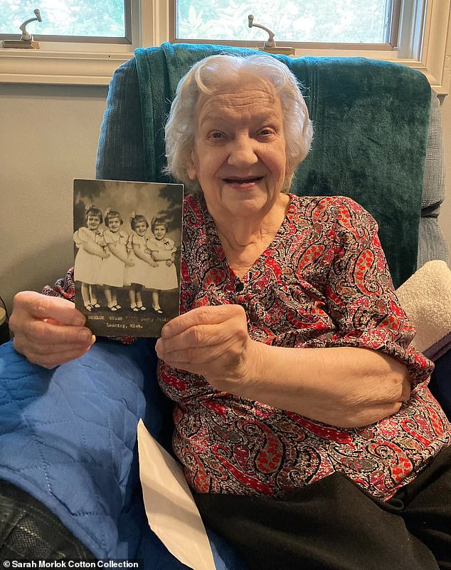 Carl wrote the quadruplets a list of 20 rules, which included no wearing of trousers, no holidays, no friends, no weekend jollies, no swimming lessons, no birthday parties, no picnics, no church activities ¿ and certainly no boyfriends. Pictured: Sarah Morlock in 2022