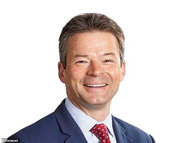 Moving up: Pascal Soriot has been replaced at the top of the Fat Cat Files by the relatively unknown Peter Dilnot (pictured)