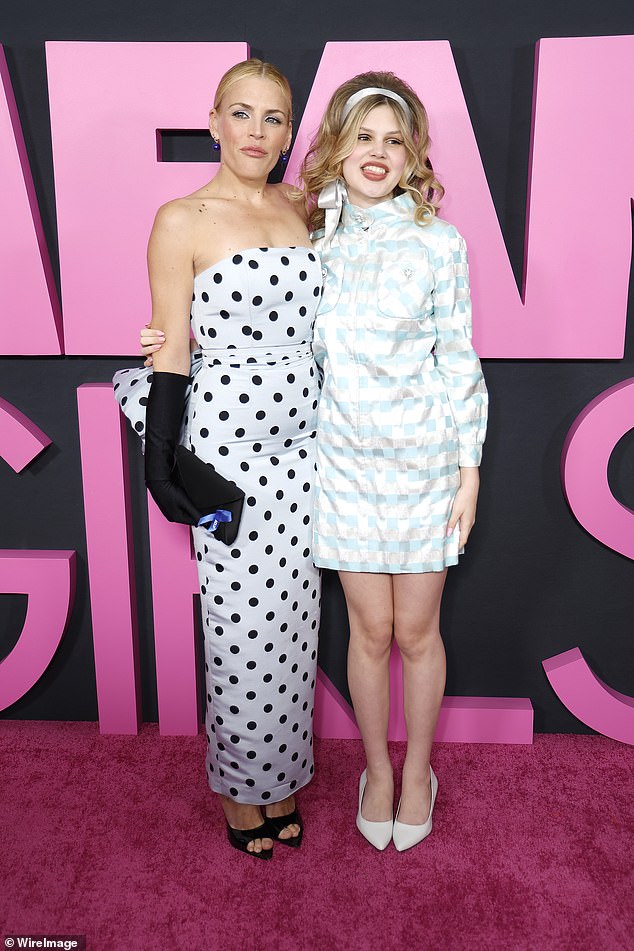 It's none other than White Chicks star Busy Philipps, 46, and her daughter Birdy Leigh Silverstein, 16 (Seen together at Mean Girls premiere in January 2024)