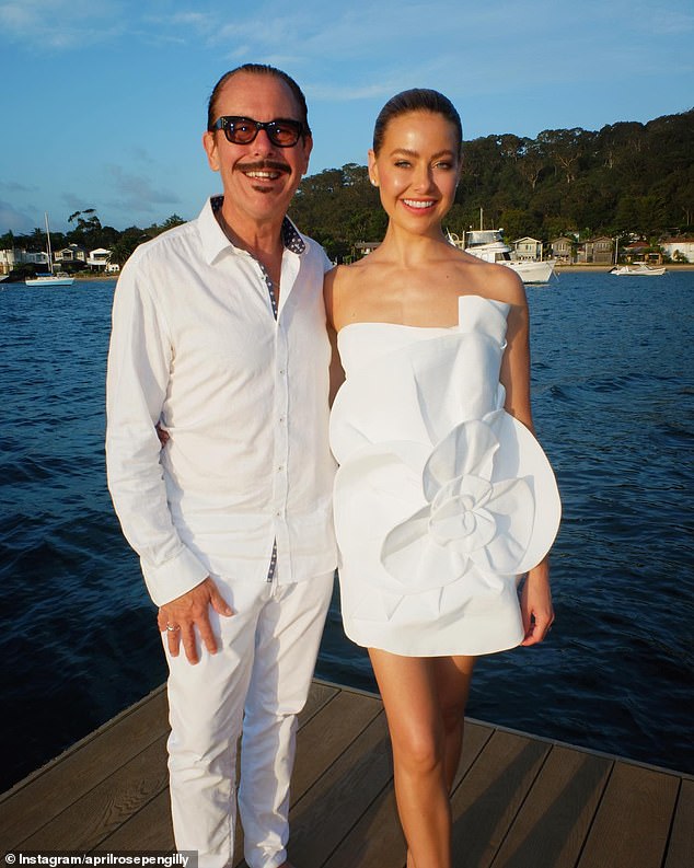 April Rose is the daughter of Kirk Pengilly, 65, (left) a founding member of rock legends INXS