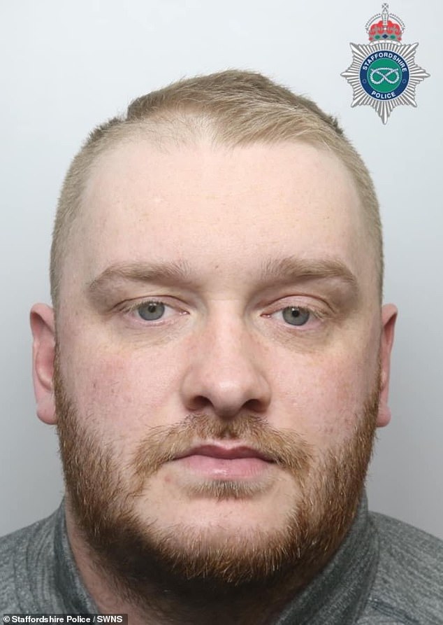 Darren Quilt, 29, punched the victim so hard that she fell to the ground on Christmas Eve in 2022, snapping both bones either side of her shoulders as she landed