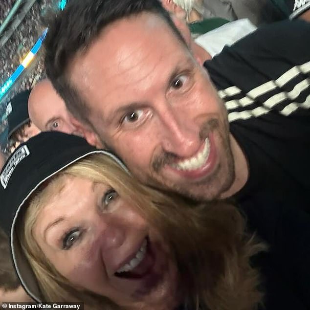 Kate revealed that a kind stranger made her experience at the concert even more enjoyable, putting her on his shoulders so she could get a good view and 'relive her 20s'
